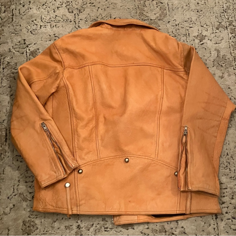 NWOT FREE PEOPLE Jealousy leather jacket biker jacket - Picture 5 of 9